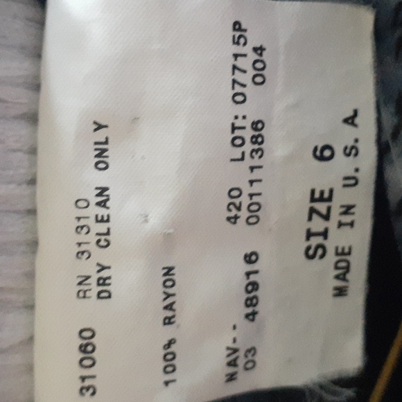 Ms Choice size 6, blue floral dress - Picture 5 of 5